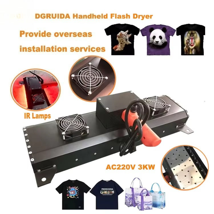 Flash Dryer Screen Print - Özelleştirilmiş Küçük Boyutlu Kullanışlı Isıtma Alanlı