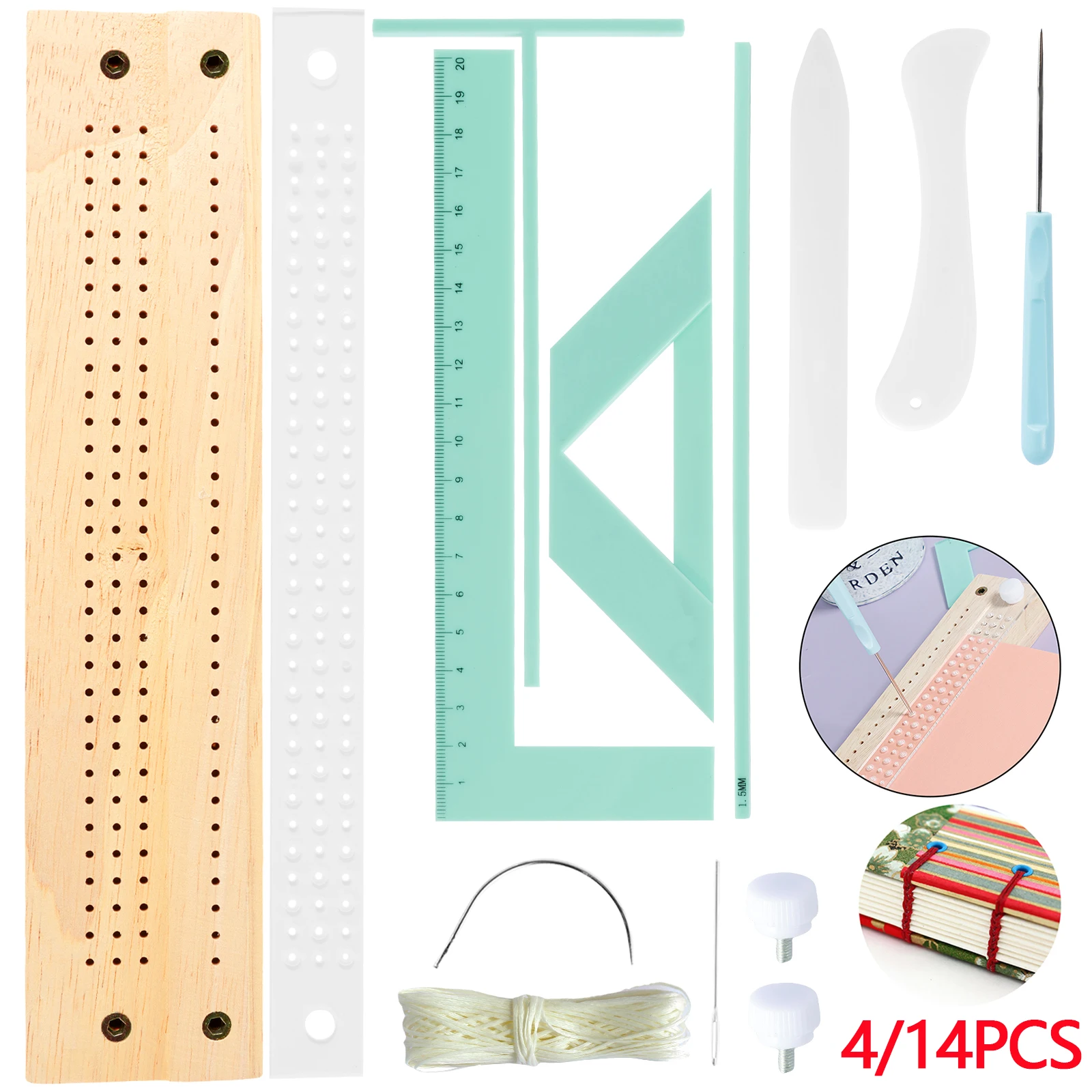 Commercial Printing Books - 14/4 adet Scrapbooking aracı kitap ciltleme