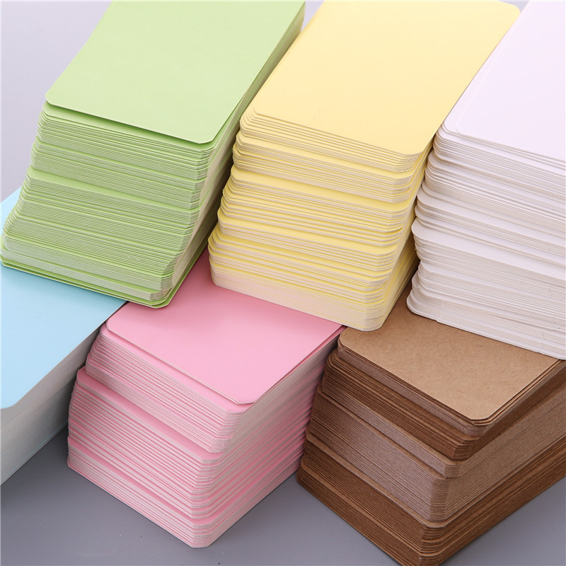 Commercial Printing Books - 100 Adet 9*5.2 cm Boş Kart