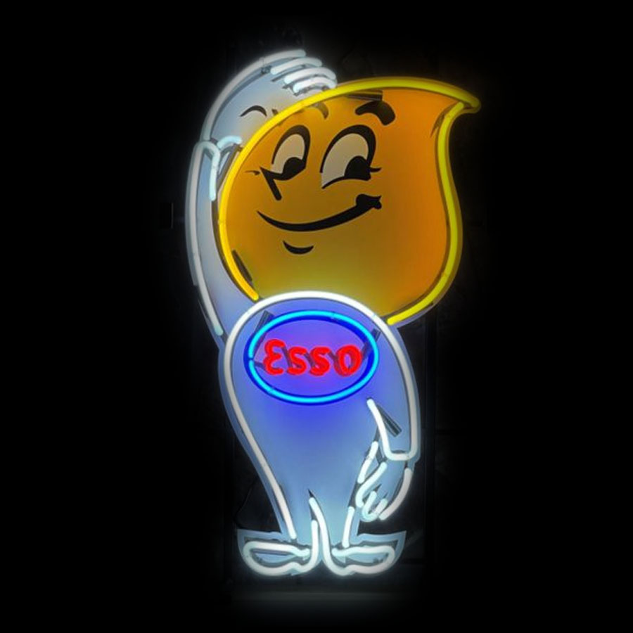 Commercial Window Printing - Ess Man Neon Tabela, Baskılı Arka