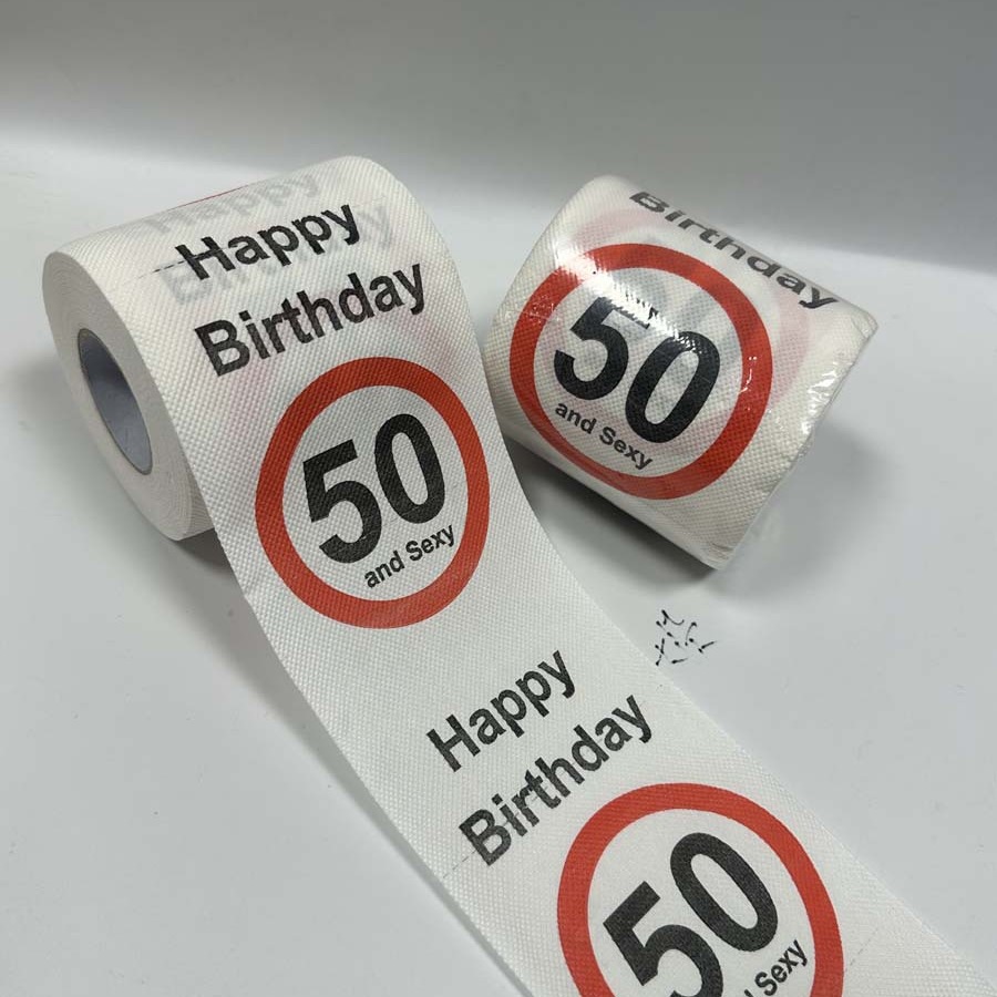Commercial Printing Paper - Eğlenceli Doğum Günü Tuvalet Kağıdı -