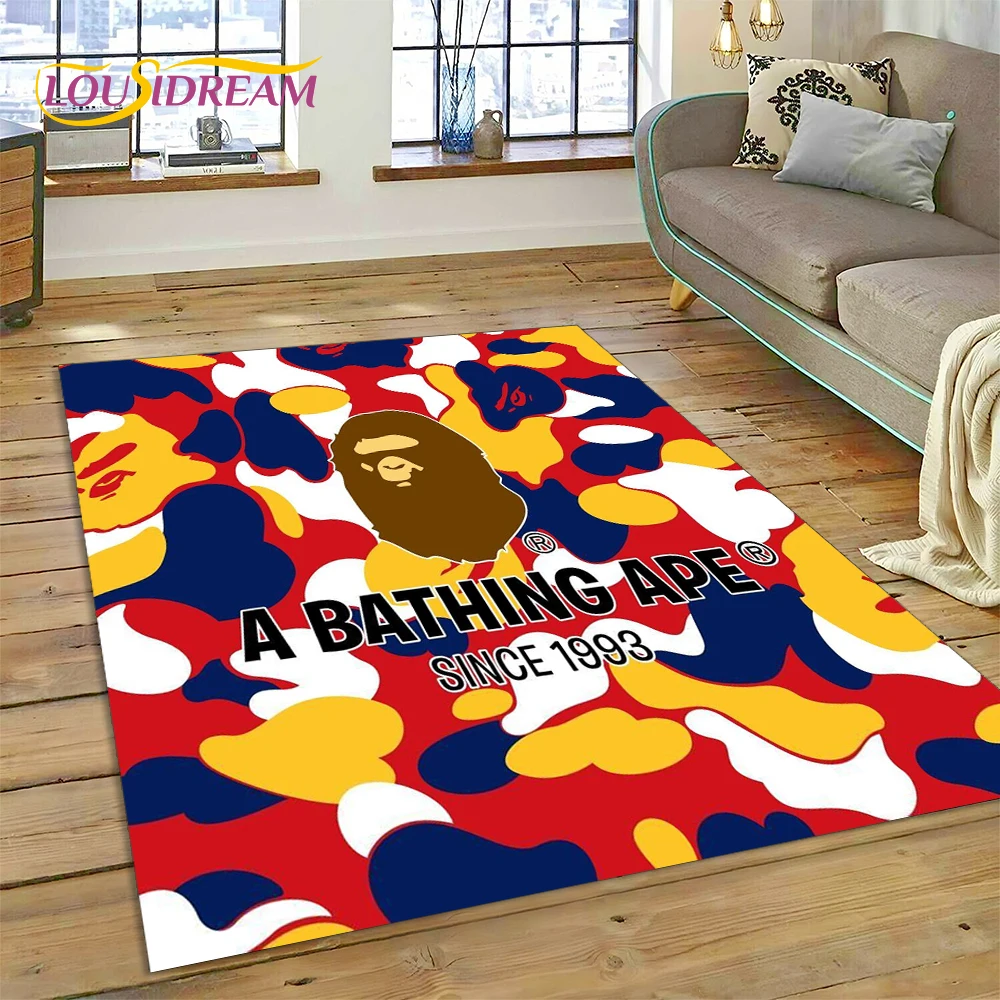 3D Baskı B-BAPE Moda Halı Halı - Commercial Printing Online incelemesi ve fiyatı