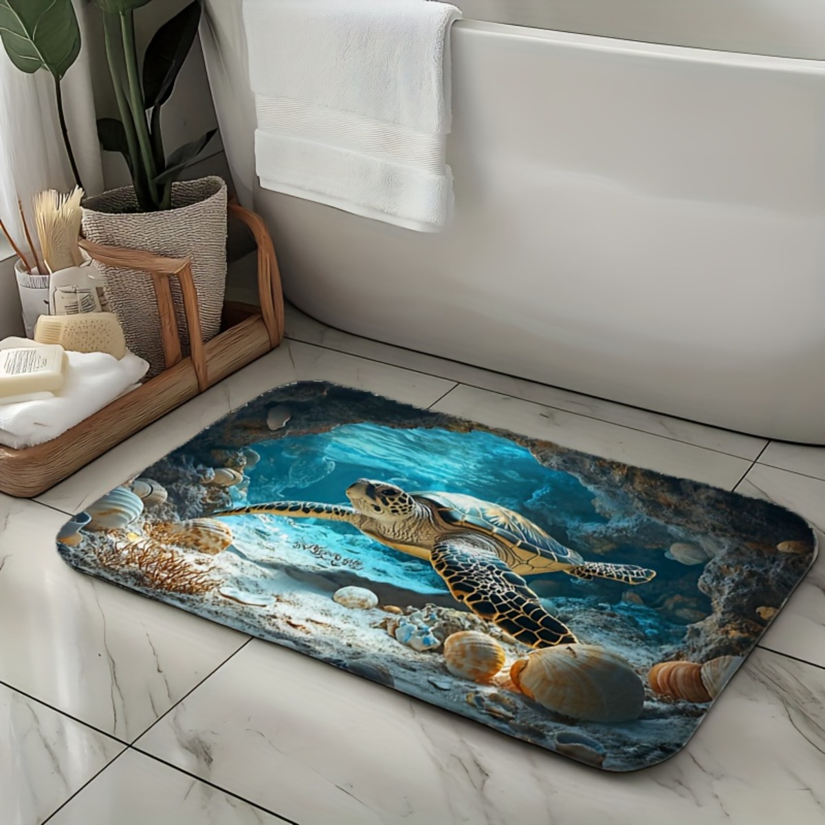 Deniz Kaplumbağası Halı Kadife - Commercial Printing And Design incelemesi ve fiyatı
