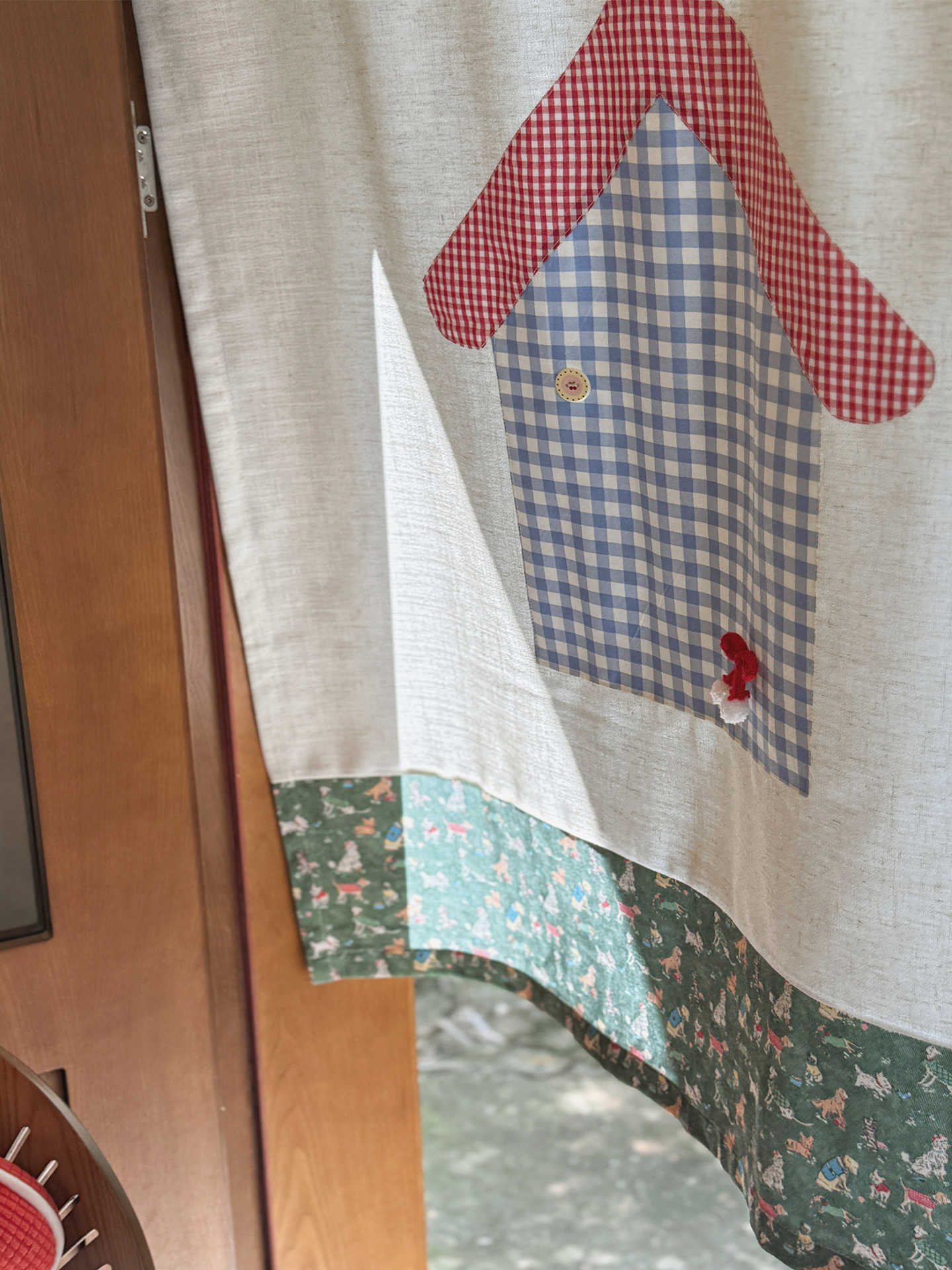 VIKAMA Gingham Küçük Ev Noren  - Commercial Window Printing incelemesi ve fiyatı