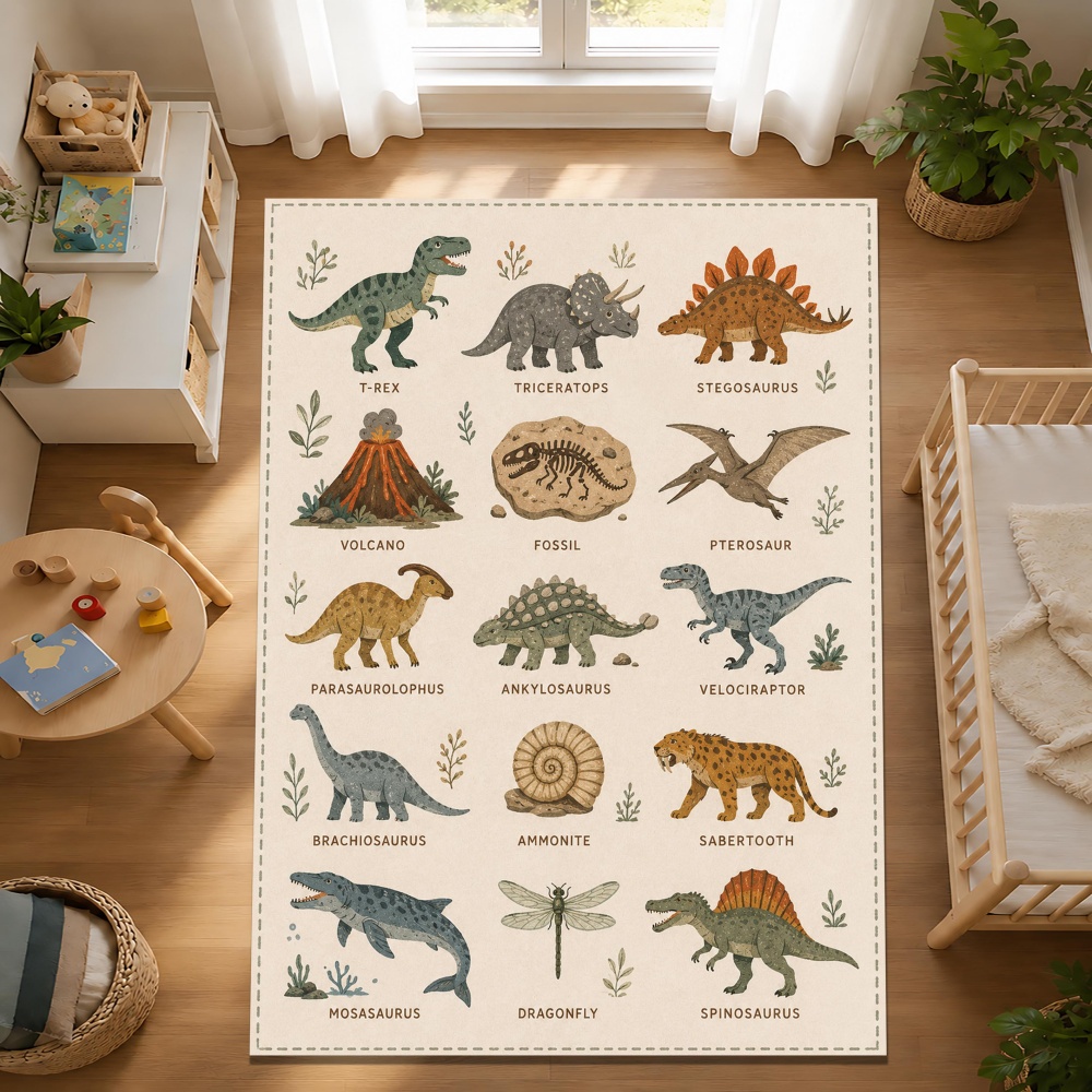 Vintage Dinozor Eğitici Tablo  - Commercial Window Printing incelemesi ve fiyatı