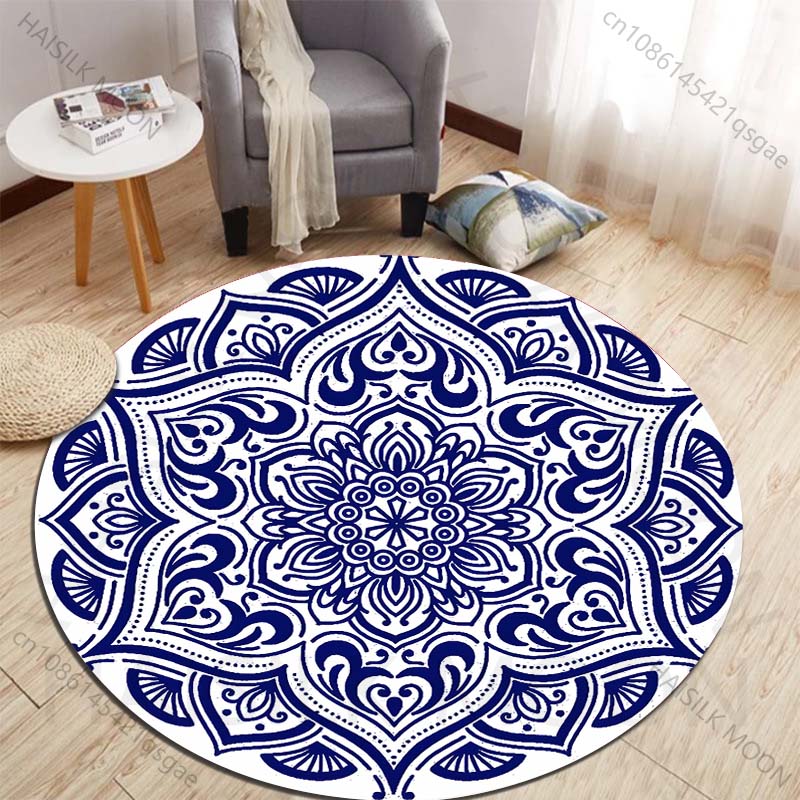 Detaylı mavi mandala desenli b - Commercial Printing And Design incelemesi ve fiyatı