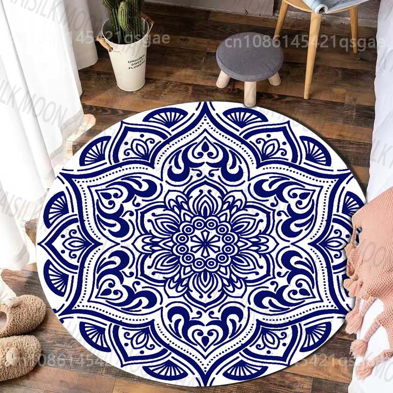 Detaylı mavi mandala desenli b - Commercial Printing And Design incelemesi ve fiyatı