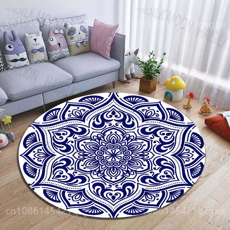 Detaylı mavi mandala desenli b - Commercial Printing And Design incelemesi ve fiyatı