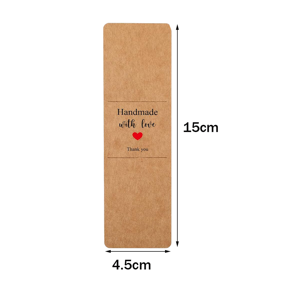 10/30/50 adet 4.5x15 cm Kraft  - Commercial Printing Books incelemesi ve fiyatı