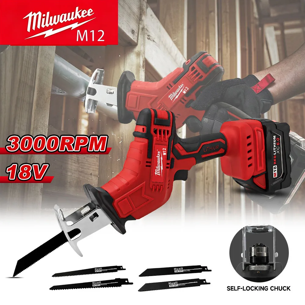 Milwaukee M12 18V Akülü Fırças - Milwaukee Drill Sawzall incelemesi ve fiyatı